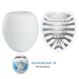 Huevo Masturbador Pleasure Egg III Blanco de Prettylove | VibraZon