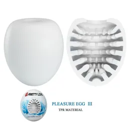 Huevo Masturbador Pleasure Egg III Blanco de Prettylove