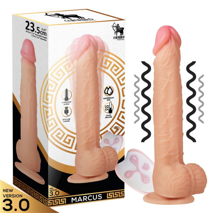 Marcus Vibrador Realista control Remoto de Centauro | VibraZon