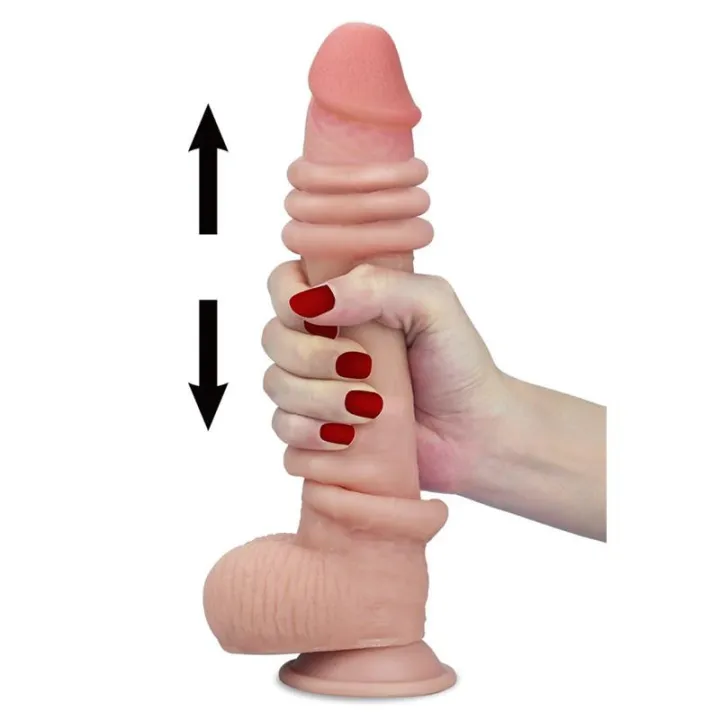 Dildo con Piel Retractil 9 Natural de Lovetoy