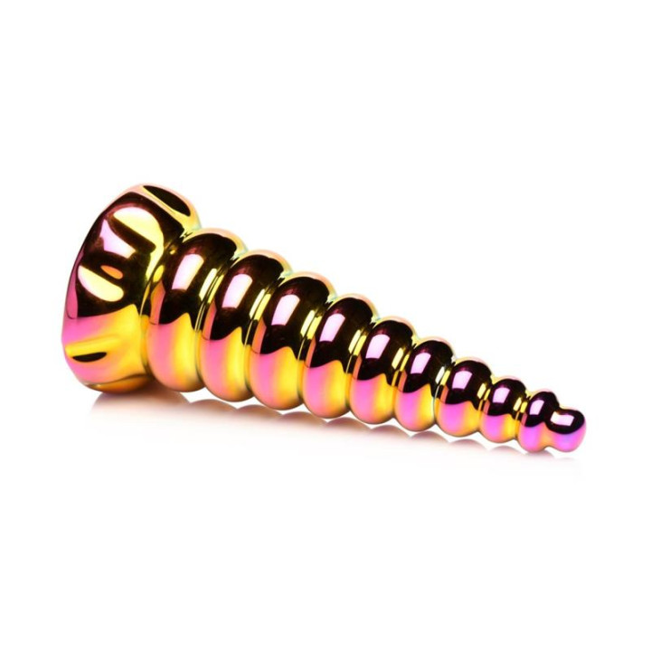 Dildo de Vidro de Borosilicato Twilinght Rainbow de Creature Cocks | VibraZon