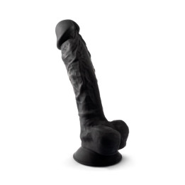 Dildo Dual Density Mod. 1 - 9 Negro de Silexd | VibraZon