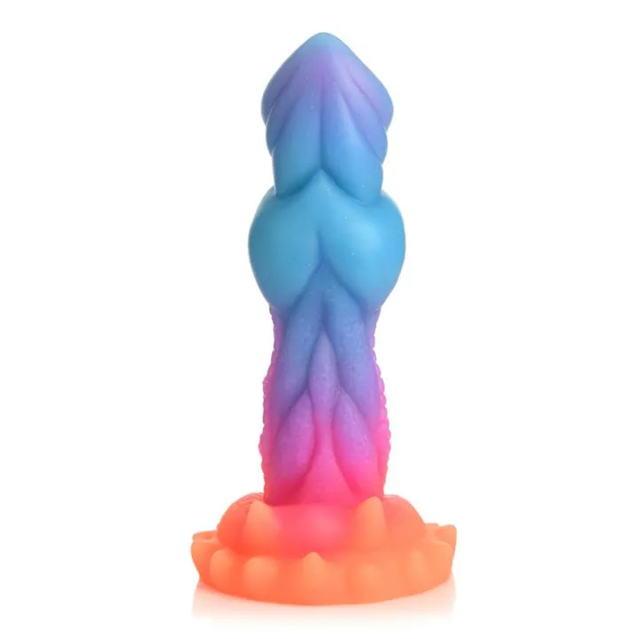 Aqua-Cock Dildo Brilla en la Oscuridad Silicona de Creature Cocks