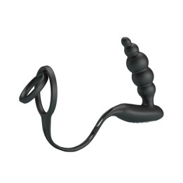 Plug Anal con Anillo para el Pene con Vibración de Prettylove | VibraZon