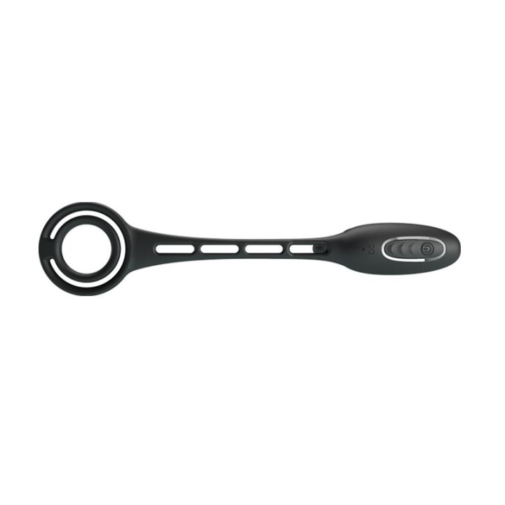 Plug Anal con Anillo para el Pene con Vibración de Prettylove | VibraZon