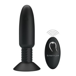 Plug Anal con Vibración y Rotación con Control Remoto USB de Prettylove | VibraZon