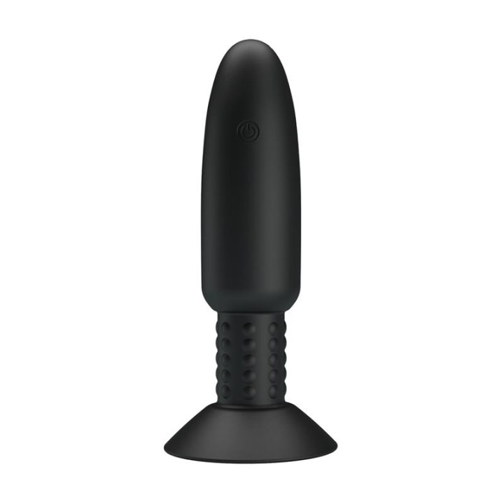 Plug Anal con Vibración y Rotación con Control Remoto USB de Prettylove | VibraZon