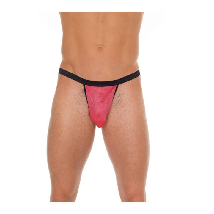 Tanga Rojo y Negro Talla Única de Amorable | VibraZon