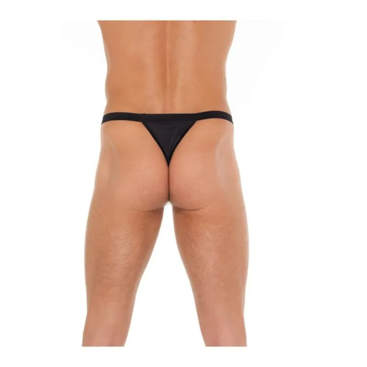 Tanga Negro Talla Única de Amorable