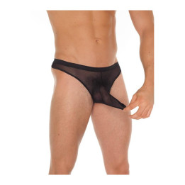 Tanga Rejilla Negro Talla Única de Amorable | VibraZon