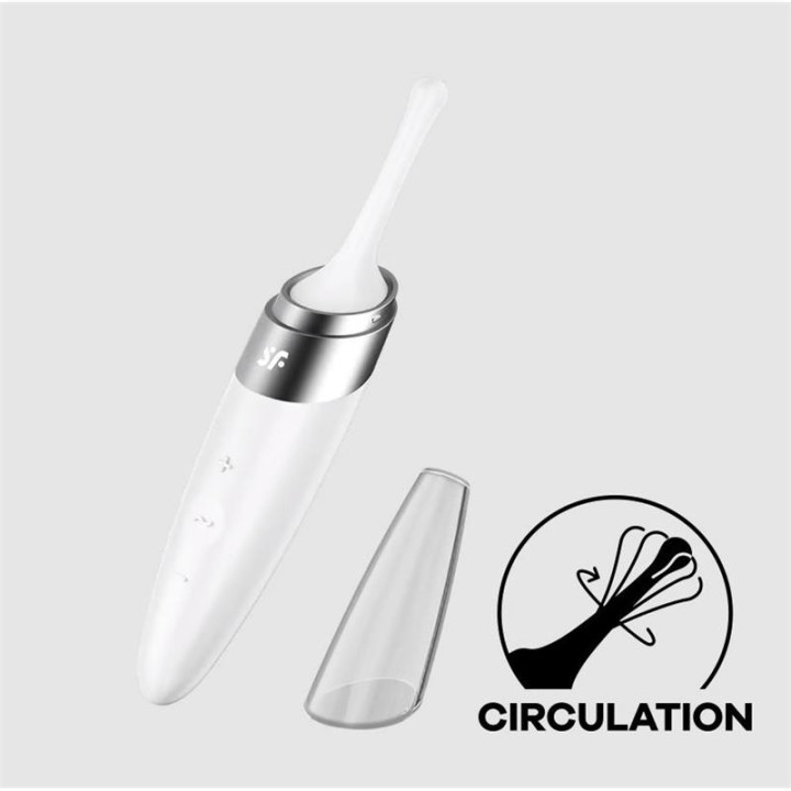 Twirling Delight Estimulador Giratorio Blanco de Satisfyer | VibraZon