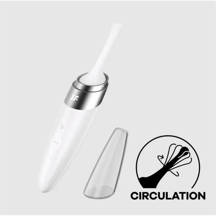 Twirling Delight Estimulador Giratorio Blanco de Satisfyer