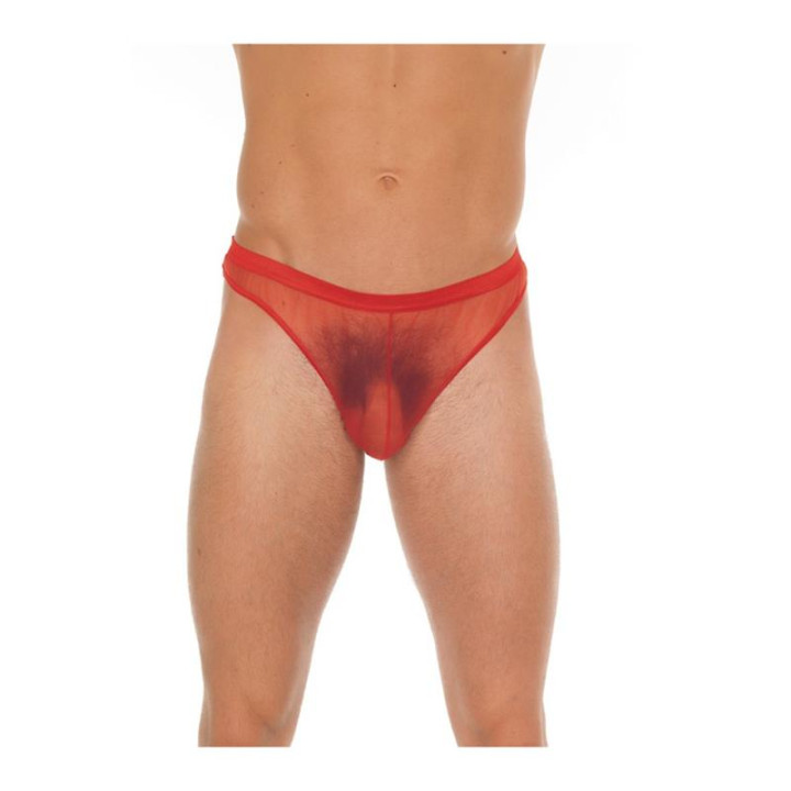 Tanga Rejilla Rojo Talla Única de Amorable | VibraZon