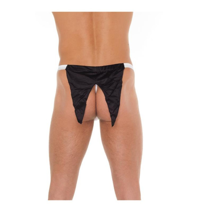 Tanga Blaco y Negro Talla Única de Amorable | VibraZon