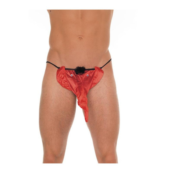 Tanga Elefante Rojo Talla Única de Amorable | VibraZon