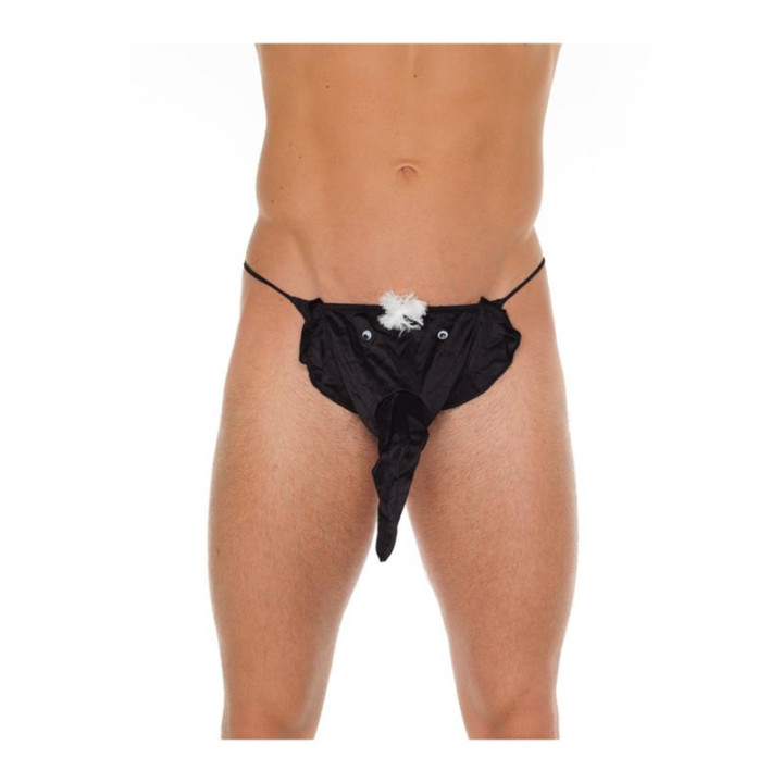 Tanga Elefante Negro Talla Única de Amorable | VibraZon