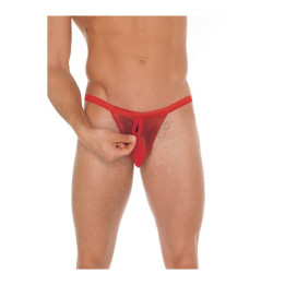 Tanga con Cremallera Rojo Talla Única de Amorable | VibraZon