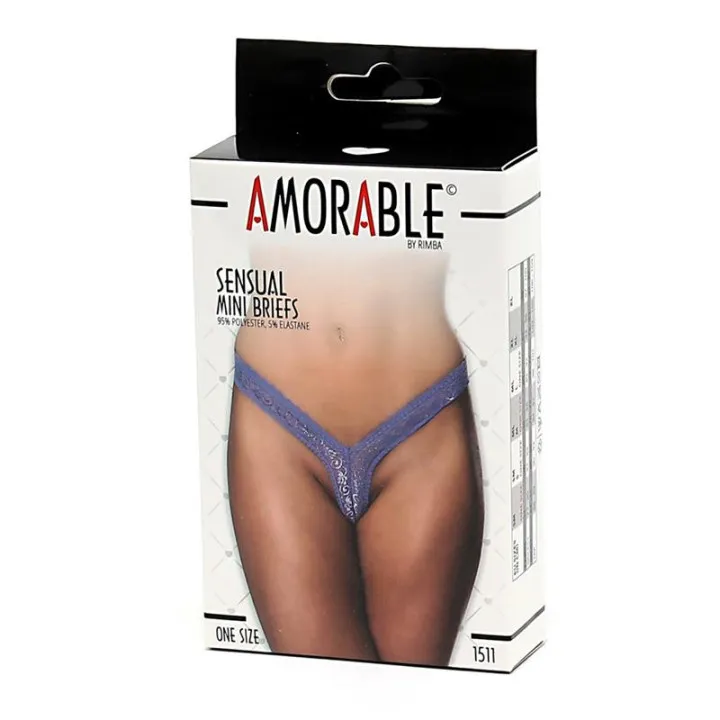 Tanga Lila Talla Unica de Amorable