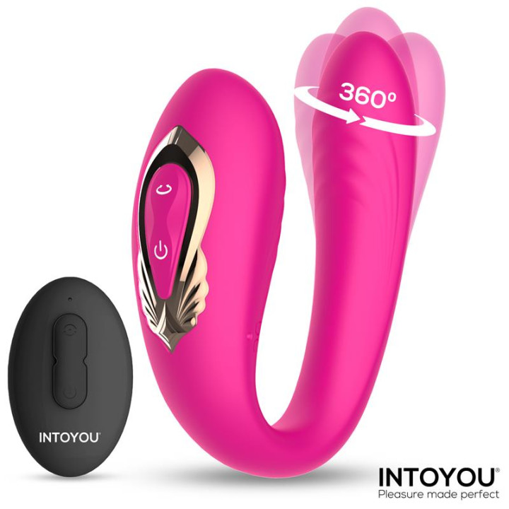 Lanty Vibrador para Parejas con Oscilación 360º y Control Remoto de Intoyou | VibraZon