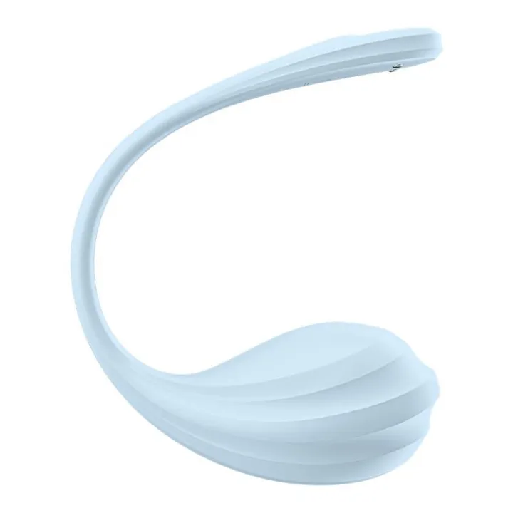 Smooth Petal Vibrador de Braguita con APP Azul de Satisfyer