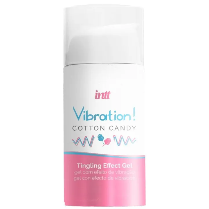 Vibrador Líquido Aroma Algodón de Azucar 15 ml de Intt