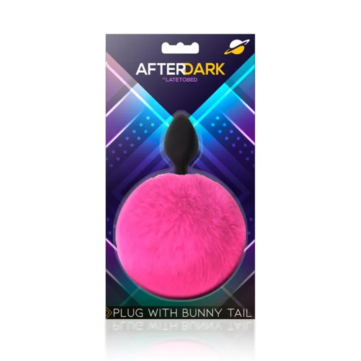 Plug Anal con Pompón Rosa Talla S de Afterdark