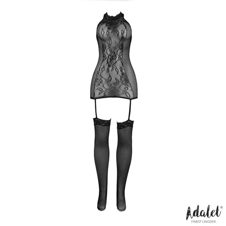 Nicole Bodystocking con Liguero de Adalet Lingerie | VibraZon