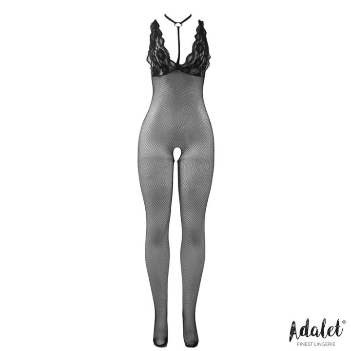 Noelie Bodystocking Pecho Encaje Floral de Adalet Lingerie | VibraZon