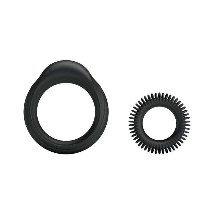 Manhood Set de 2 Anillo para el Pene de Baile | VibraZon