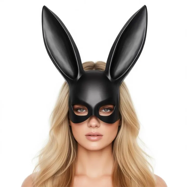 Allicia Máscara de Conejito Negro de Intoyou Bdsm Line