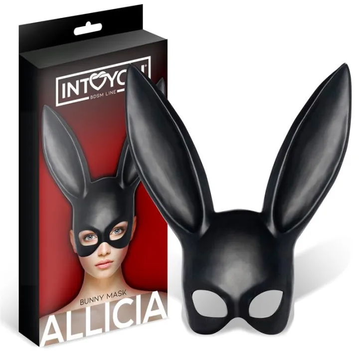 Allicia Máscara de Conejito Negro de Intoyou Bdsm Line