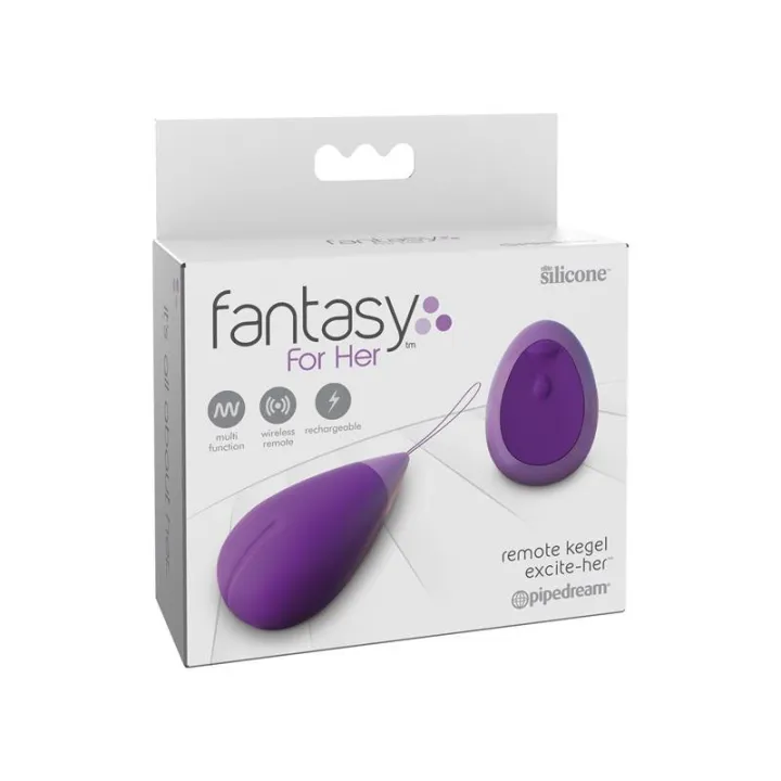 Bola Kegel Excite-Her con Control Remoto de Fantasy For Her