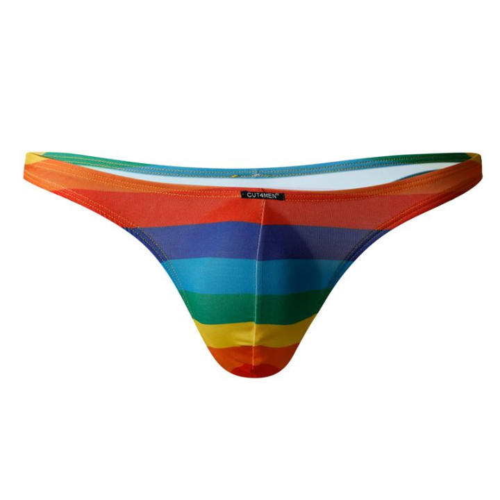 C4M03 Tanga Arcoiris Rainbow de Cut4Men | VibraZon