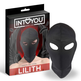 Lilith Máscara de Incógnito con Abertura en los Ojos Negro de Intoyou Bdsm Line | VibraZon