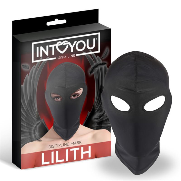 Lilith Máscara de Incógnito con Abertura en los Ojos Negro de Intoyou Bdsm Line | VibraZon