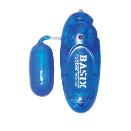Huevo Vibrador Jelly Azul de Basix Rubber Works | VibraZon