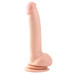 Dildo 22,9 cm Natural de Basix Rubber Works | VibraZon