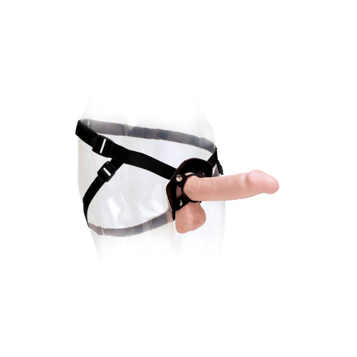 Arnés Universal Talla Grande con 3 Aros de Silicona de Basix Rubber Works | VibraZon