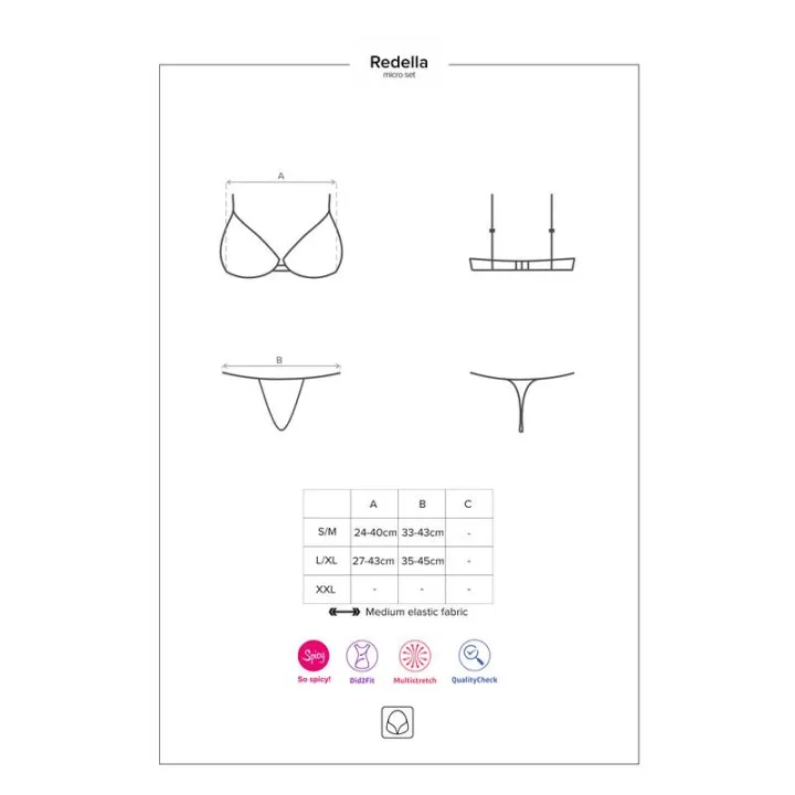 Redella Set de 2 de Obsessive