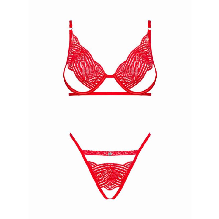 Mellania Set de Sujetador y Tanga de Obsessive | VibraZon