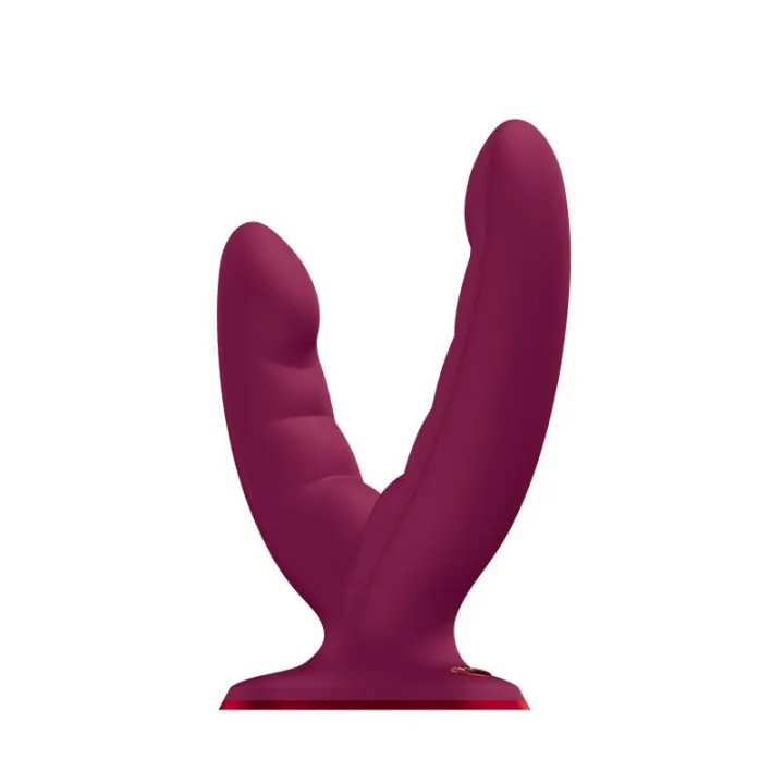 Ryde Grinding Dildo Wine Red de Fun Factory