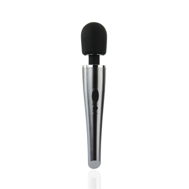 Wand Massager Relyme USB Silicone Black de Tardenoche | VibraZon