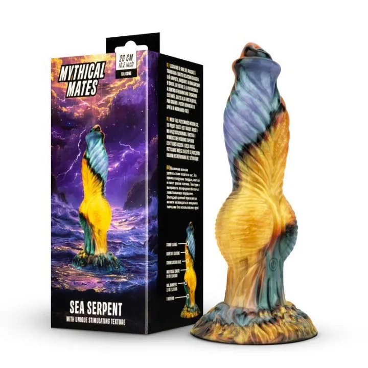 Dildo Sea Serpent con Movimiento Thrusting 26 cm - 10.2 de Mythical Mates