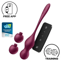 Love Birds Vary con APP Rojo Vino de Satisfyer