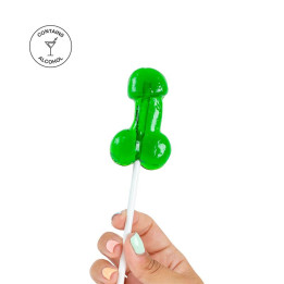 Piruleta de Pene Sabor Mojito con Alcohol de Secret Play | VibraZon