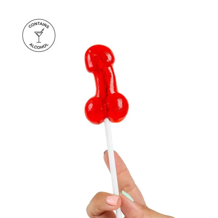 Piruleta de Pene Sabor Daiquiri de Fresa con Alcohol de Secret Play