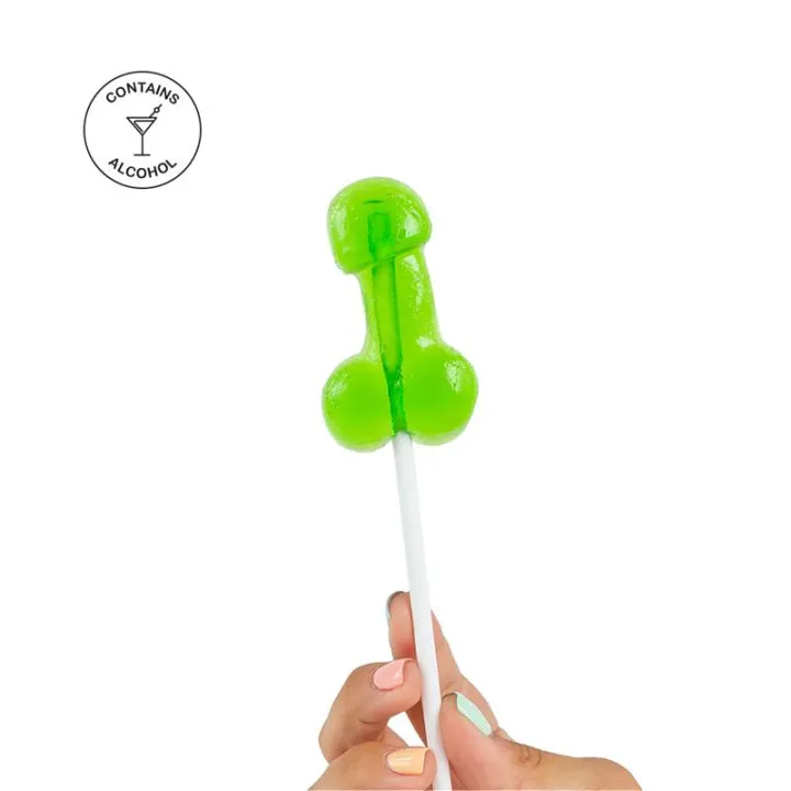 Piruleta de Pene Sabor Caipirinha con Alcohol de Secret Play