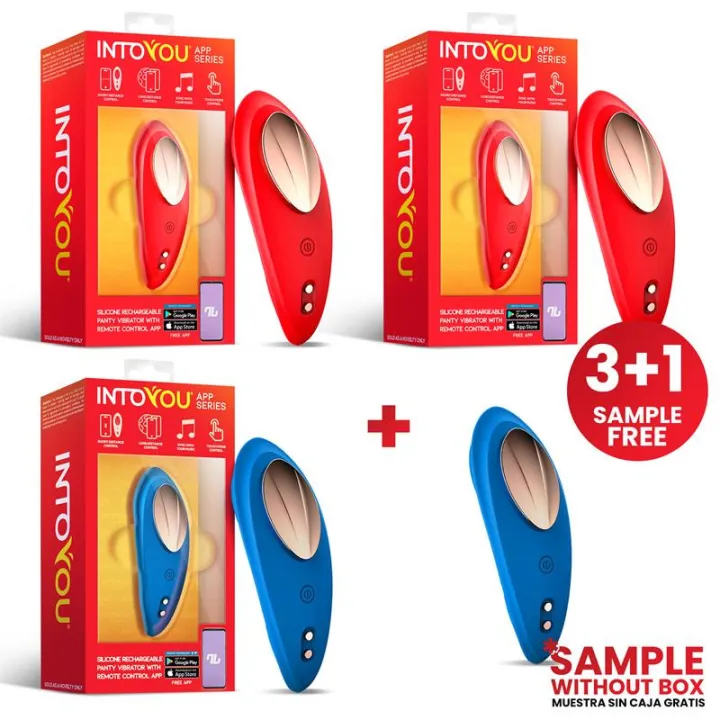 Pack 3 + Muestra Vibrador de Braguitas con APP de Intoyou App Series