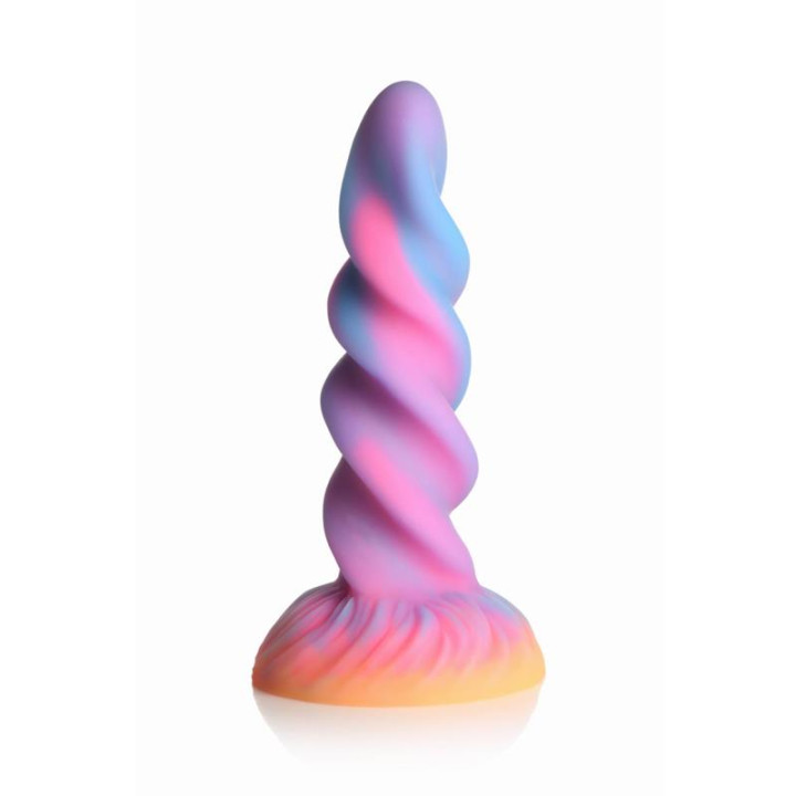 Dildo Unicornio Brilla en la Oscuridad de Creature Cocks | VibraZon