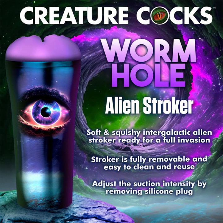 Masturbador Wormhole Alien 5.7 de Creature Cocks | VibraZon
